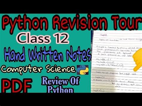 Image result for Computer Science Class 12 Notes Python