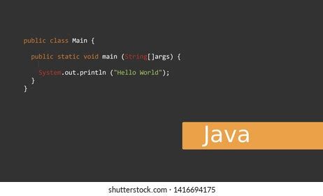 Hello World Java Program Code に対する画像結果