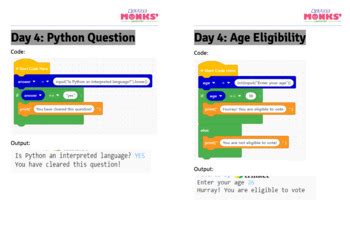 Code Block Tutorial Python に対する画像結果