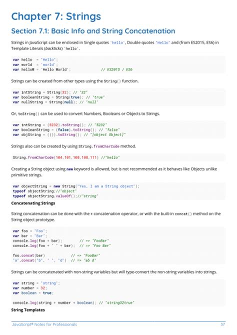Toradh íomhá ar JavaScript Reference PDF