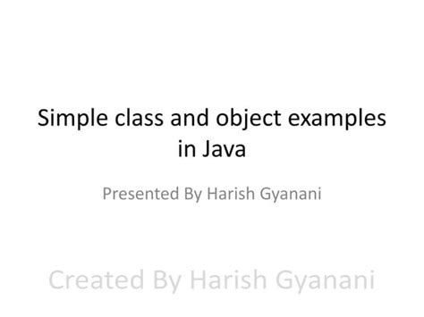 Image result for Java Object Example