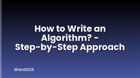 Afbeeldingsresultaten voor How to Write Basic Algorithm