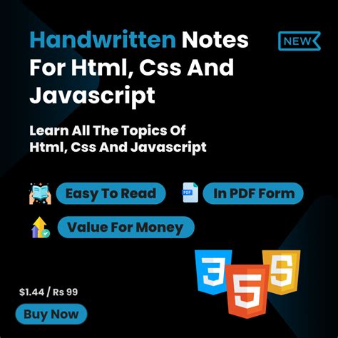 Image result for HTML and JavaScript Notes