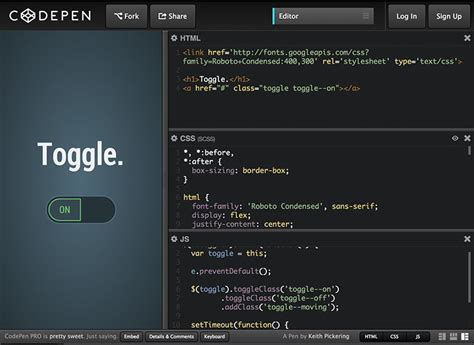 Image result for CodePen Io JavaScript