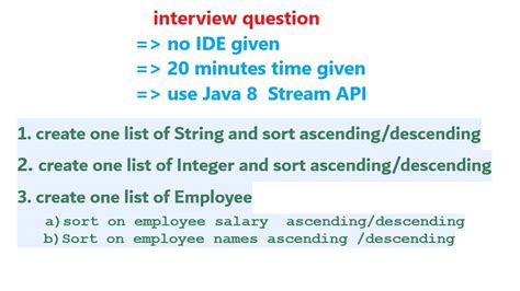 Afbeeldingsresultaten voor Java Stream API Interview Questions