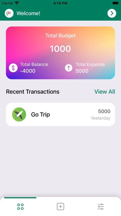 Toradh íomhá ar Buget Tracker JavaScript App