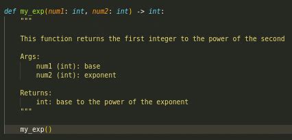 Afbeeldingsresultaten voor Python Function Docstring