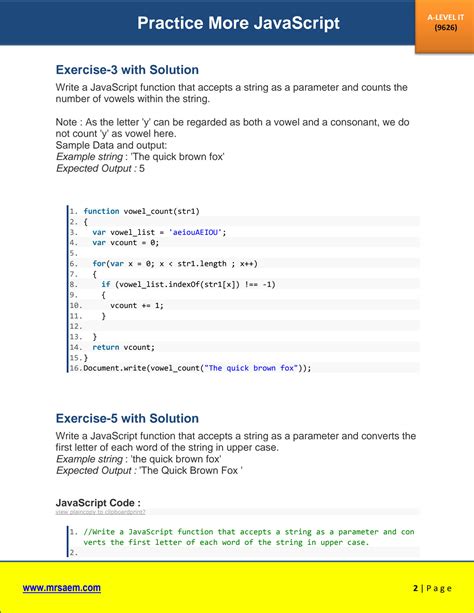 Image result for JavaScript Examples for Practice