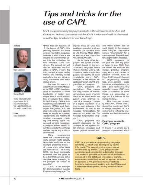 Image result for CAPL Programming Examples