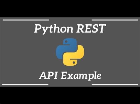 Image result for REST API Example Python