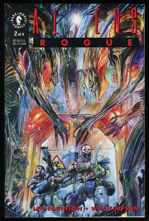 Aliens Rogue Comic Set 1-2-3-4 Lot William Simpson art Facehugger ...