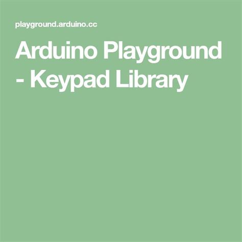 Image result for NewPing Library. Arduino Playground