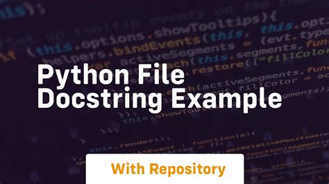 Afbeeldingsresultaten voor Python File Docstring