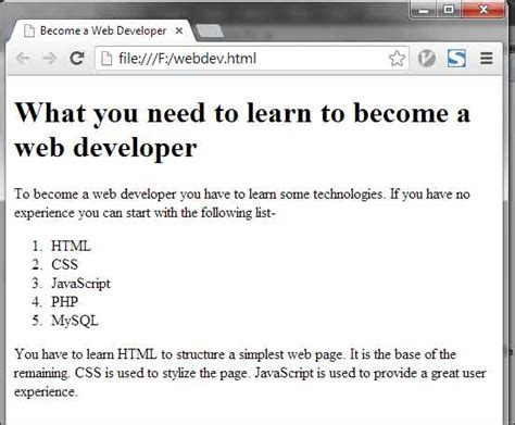 Afbeeldingsresultaten voor Simple HTML Program
