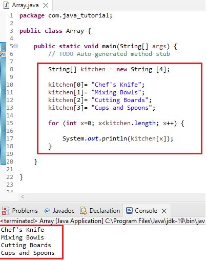 Image result for For Loop Java Array