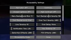 Toradh íomhá ar Minecraft Java Options Menu