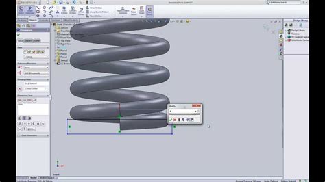 Bildergebnis für SolidWorks Spring Design Tutorial