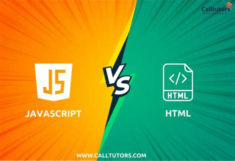 Image result for Differnce Between HTML and JavaScript