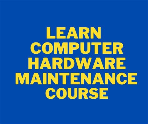 Toradh íomhá ar Computer Hardware Maintenance Tutorial