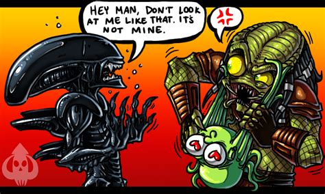 Image result for Alien vs Predator Funny