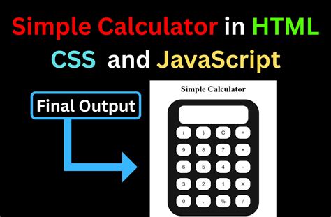 Image result for JavaScript Calculator Code
