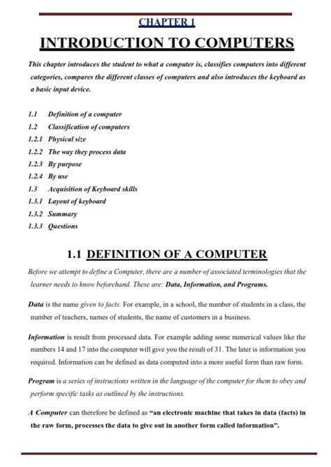 Image result for Computer Lessons Form Two