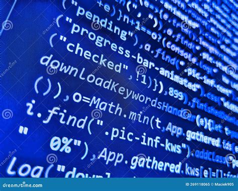 Toradh íomhá ar JavaScript Code with White Background