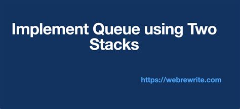 Image result for Stack Implementation Using Queus Java Code