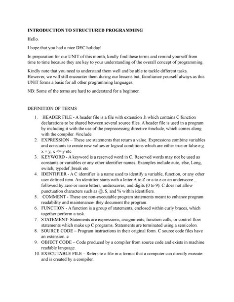 Image result for Structured Programming Introduction