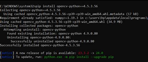Toradh íomhá ar Update OpenCV Python