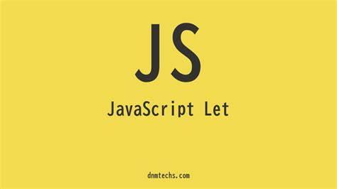 Image result for JavaScript Let Syntax