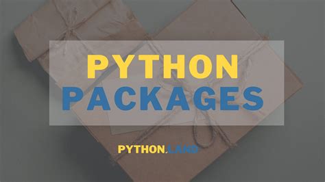 Bildergebnis für Python Package Example