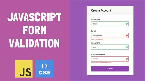 JavaScript Form Validation に対する画像結果