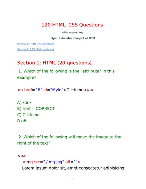 Image result for Choseable Answer HTML CSS JavaScript Tuorial