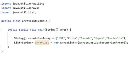 Image result for Array of ArrayList Java Example