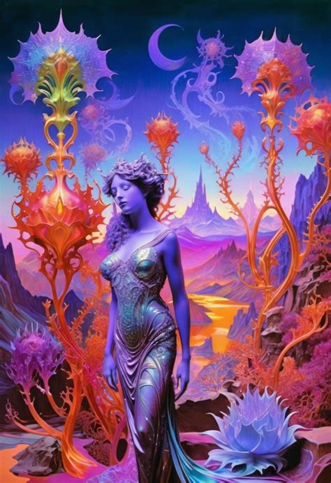 Toradh íomhá ar Alien Landscape Paintings