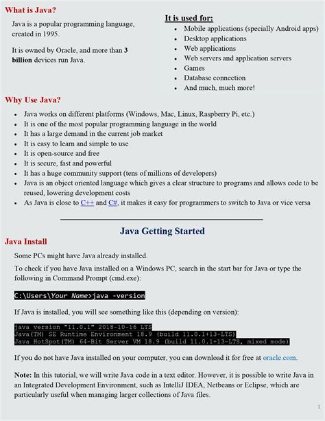 Image result for Java Lesson 1