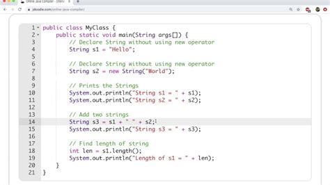 Image result for String Program Using for Loop in Java