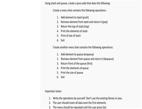 Image result for Java Stack Queue Code