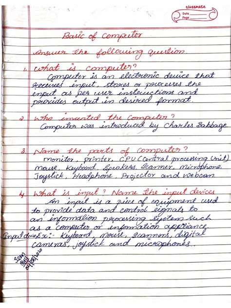 Image result for Computer Basic Notes PDF