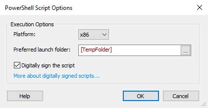 Image result for PowerShell Script Dialog Box