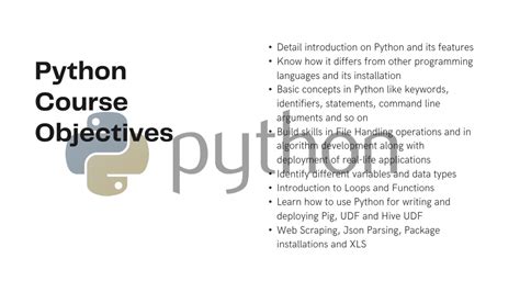 Image result for Course Objectives of Python Programming