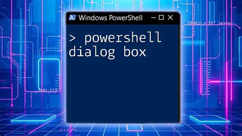 Image result for PowerShell Script Dialog Box
