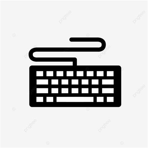 Toradh íomhá ar Computer Keyboard Vector Drawing