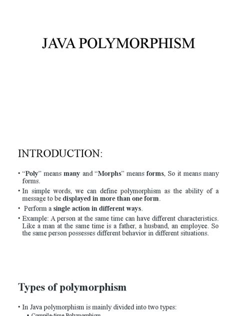 Image result for Java Polymorphism Example Program
