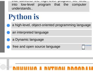 Image result for Python Introduction Slide
