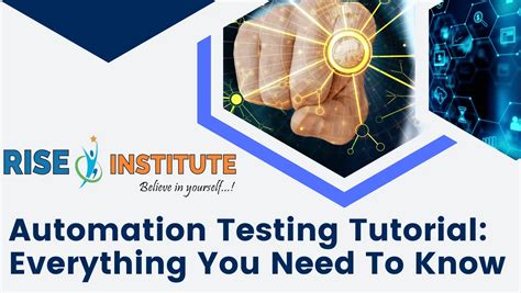 Image result for Automation Testing Tutorial