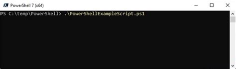 How to Execute a PowerShell Script に対する画像結果