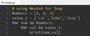 Image result for For Loop Visual Basic Python