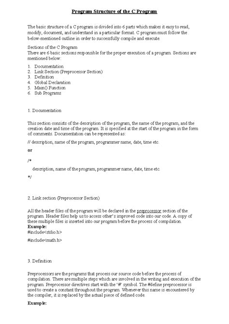 Image result for Basic Algorithm of C Program